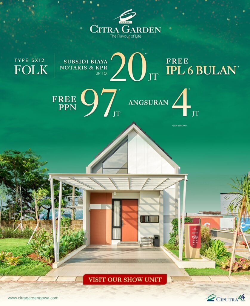 Rumah Cicilan 4 jutaan di Makassar